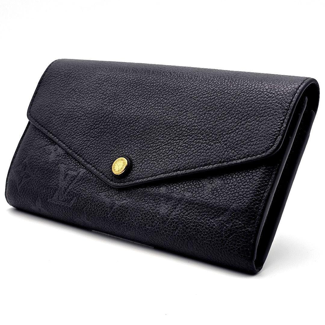 ルイヴィトン　ポルトフォイユ　サラ　アンプラント　ノワール　長財布　黒　ブラック　D230