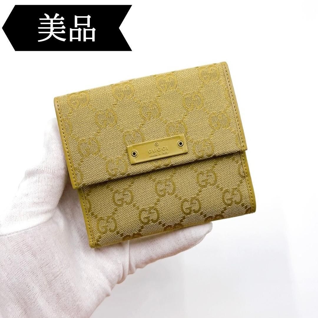 ◇グッチ◇90623/GGキャンバス/ウォレット/二つ折り財布/ブランド
