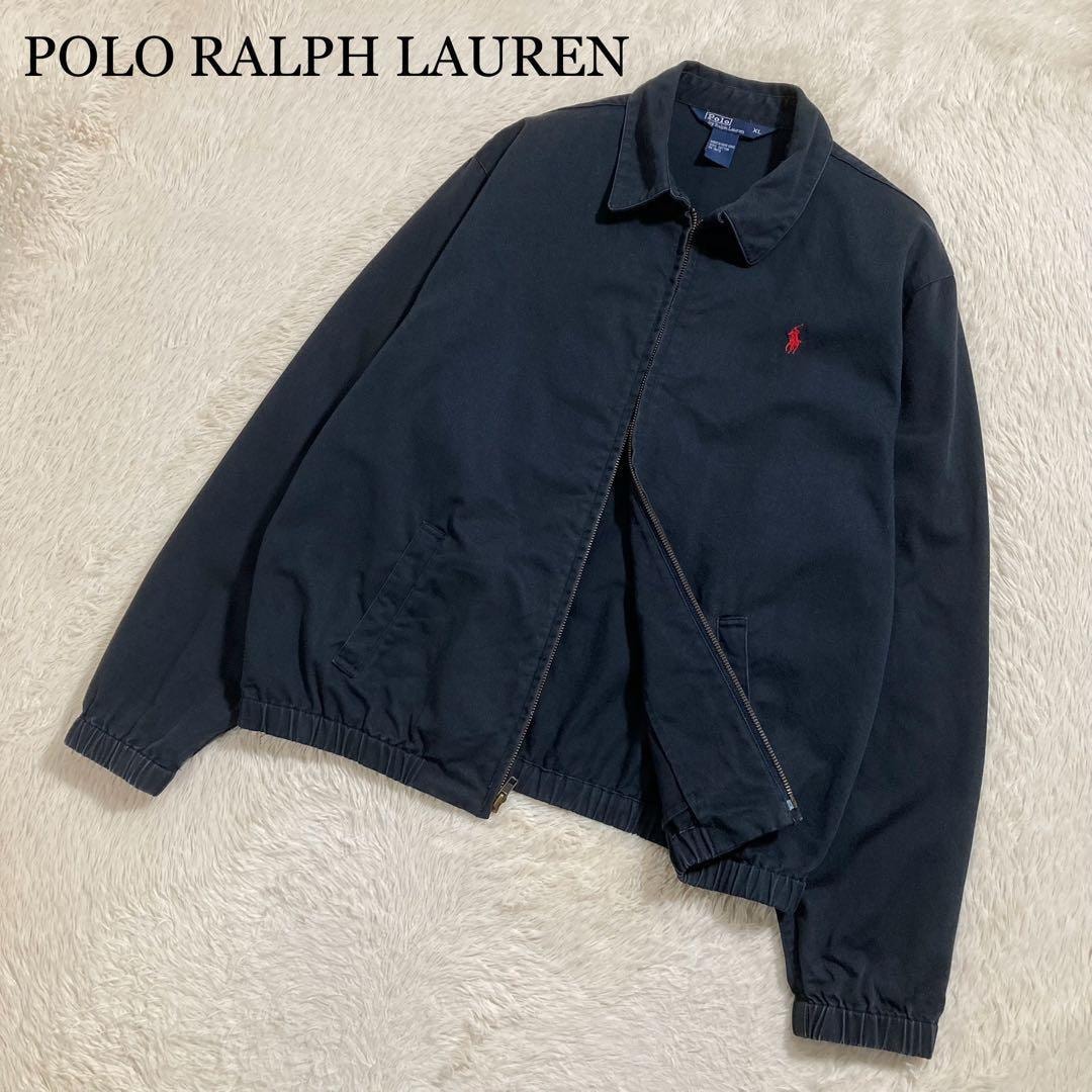 美品 三角タグ POLO RALPH LAUREN ポロラルフローレン ドリズラージャケット ポニーロゴ コットン