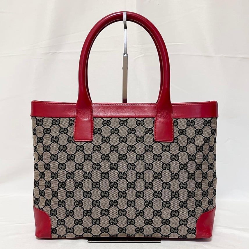 D (傷や汚れあり)】GUCCI グッチ トートバッグ GGキャンバス D (傷や汚れあり)】GUCCI グッチ トートバッグ GGキャンバス