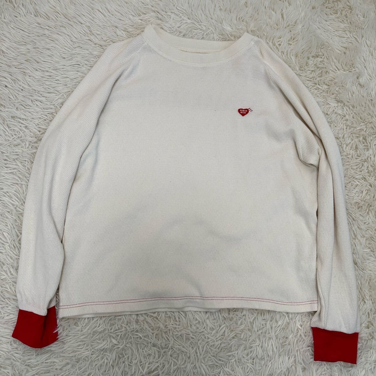 【HUMAN MADE】ヒューマンメイド L サーマルロンT ホワイト