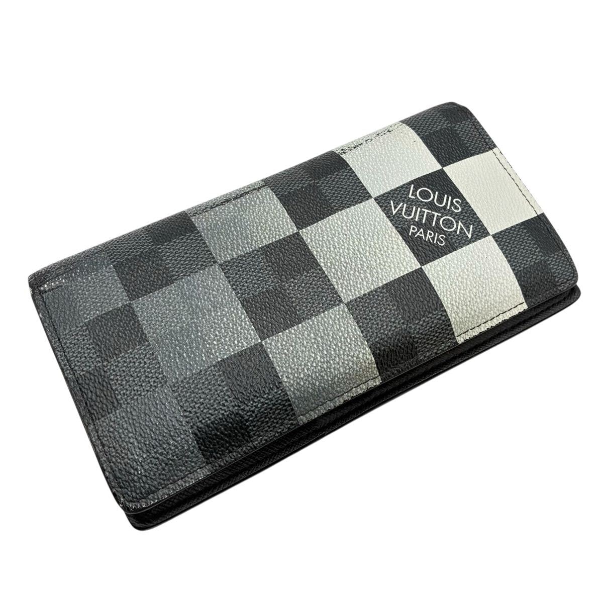 ルイヴィトン ダミエグラフィットジャイアント ポルトフォイユ ブラザNM 長財布 LOUIS VUITTON N40415