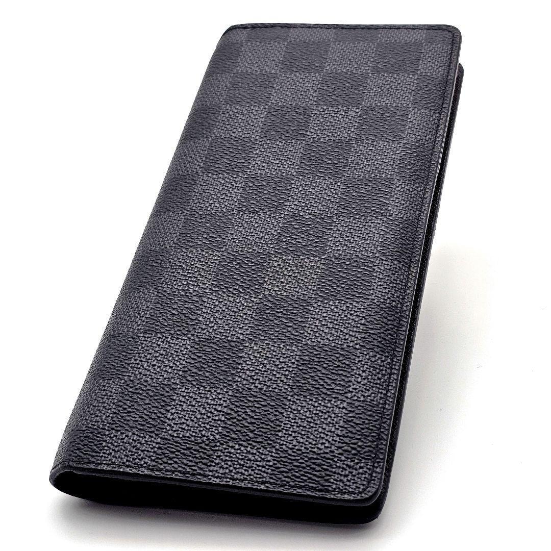 ルイヴィトン　ポルトフォイユ　ブラザ　長財布　ダミエグラフィット　二つ折り財布　D207