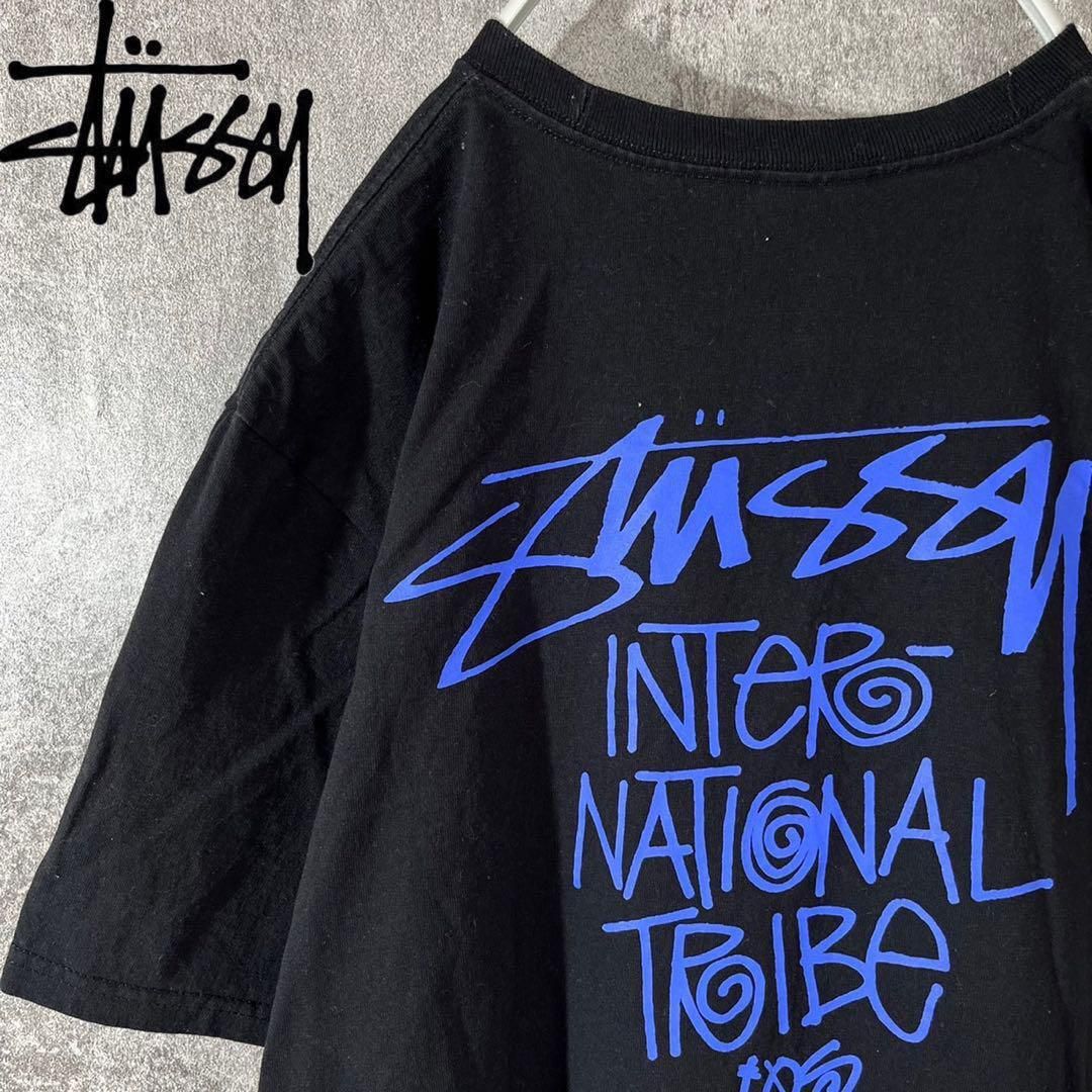 [大人気]　ステューシー　Tシャツ　ビックプリント◎　ストックロゴ　存在感◎