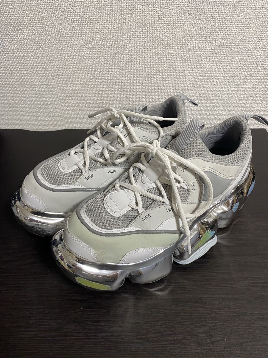 目立った傷や汚れなし】【grounds】MOOPIE JAWS CHROME SCRATCHの古着