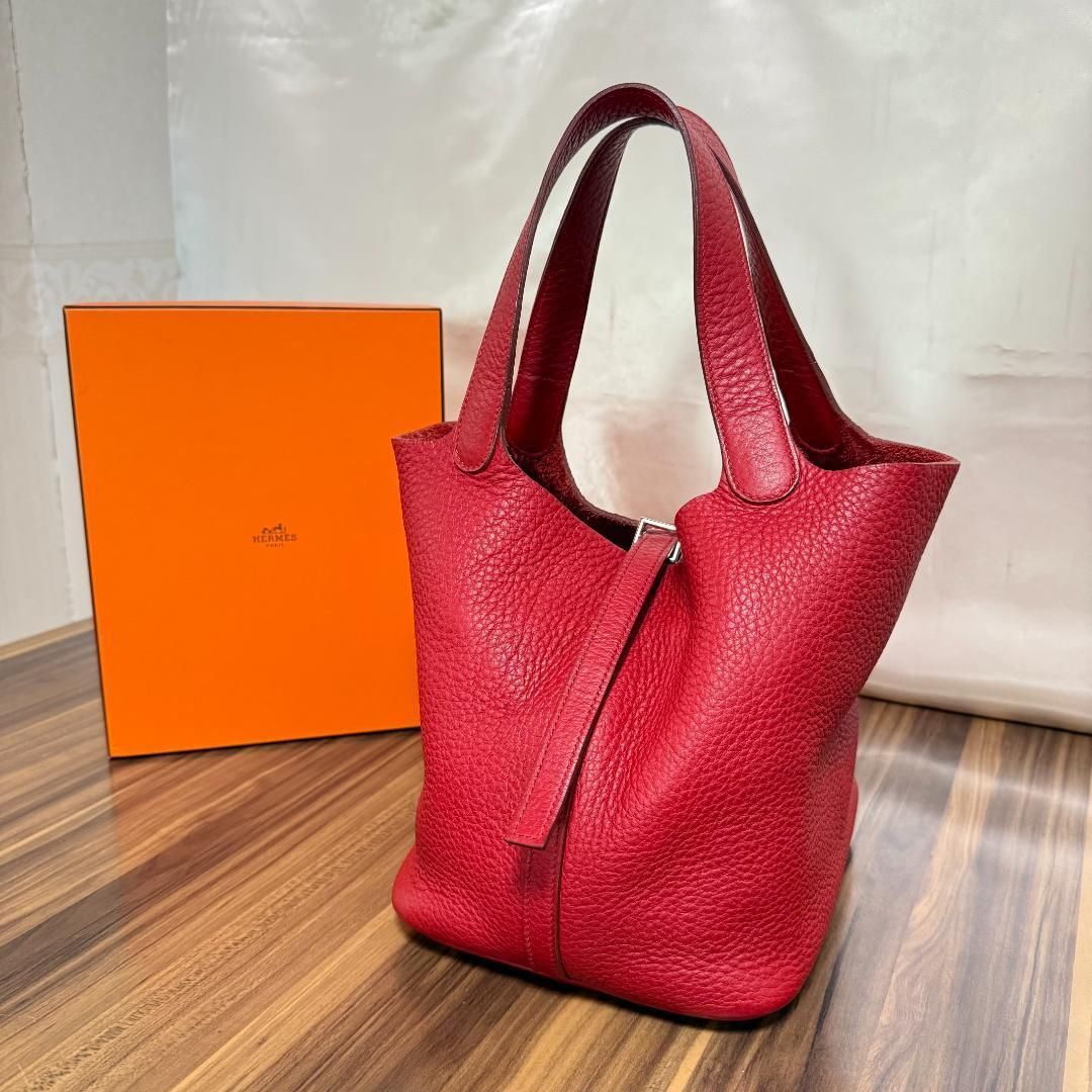 ★正規品 美品★HERMES エルメス ピコタン MM ハンドバッグ □M刻印