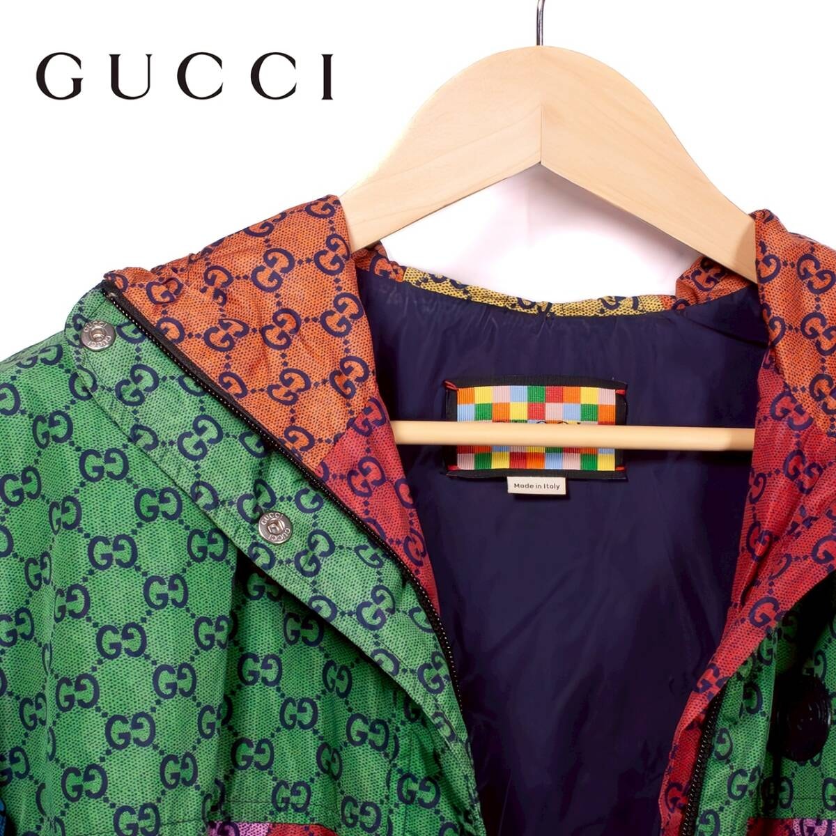 C (やや傷や汚れあり)】グッチ GUCCI ナイロンジャケット 衣料品
