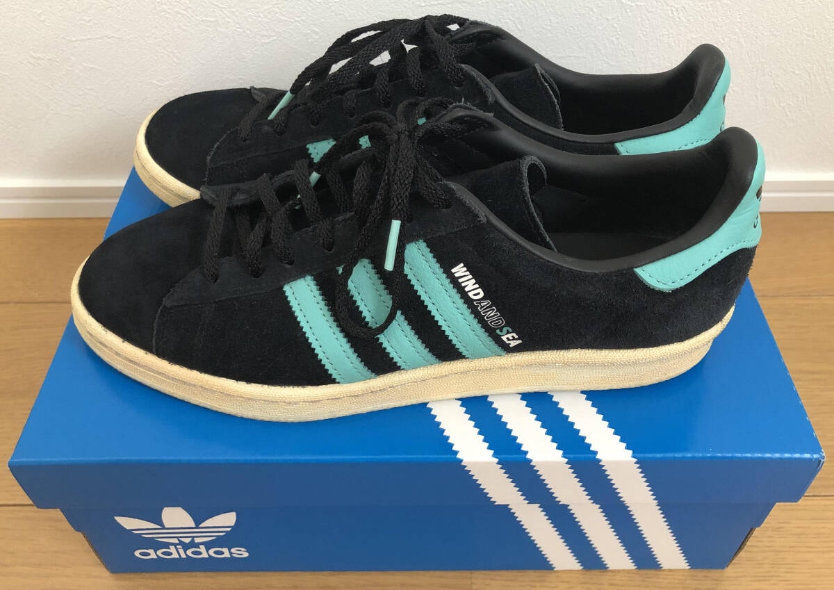 ウィンダンシー × アトモス × アディダス オリジナルス キャンパス 80 "ブラック"