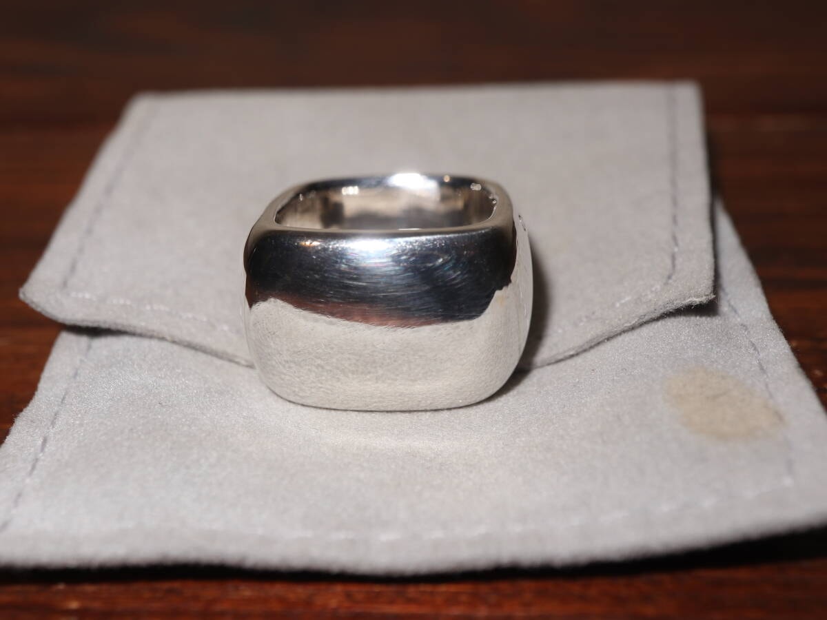 CHANEL　シャネル　シルバー925　スクエアリング　11号　／　925 SV925　ボックス　スクエア　リング　指輪