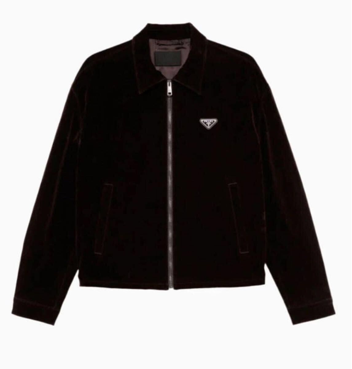 PRADA velvet cotton jacket