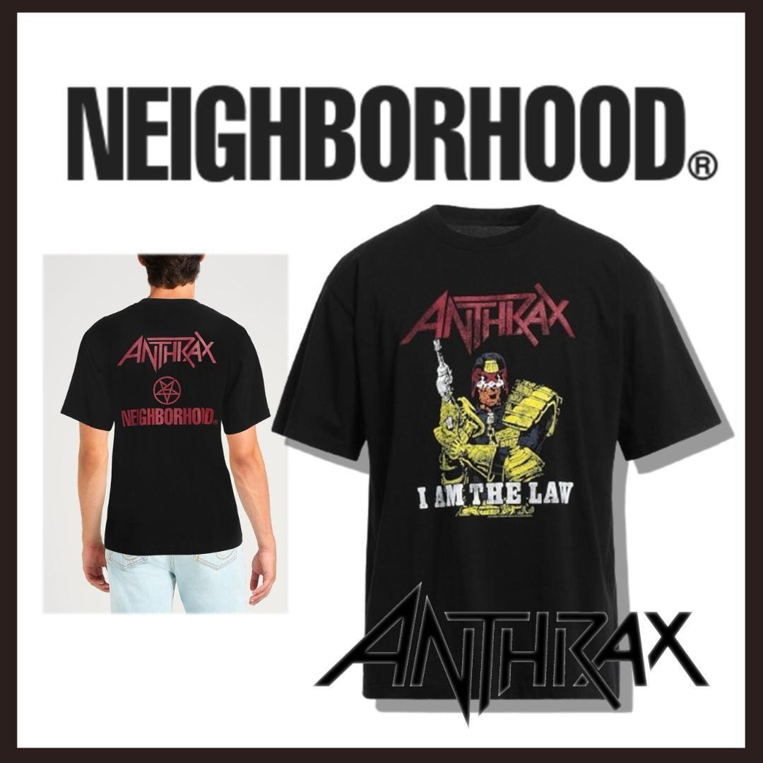○★新品 未使用 Anthrax アイアムザロー Tシャツ ネイバーフッドコラボ ブラック XL アンスラックス バンドT バンT（NEIGHBORHOOD）○●