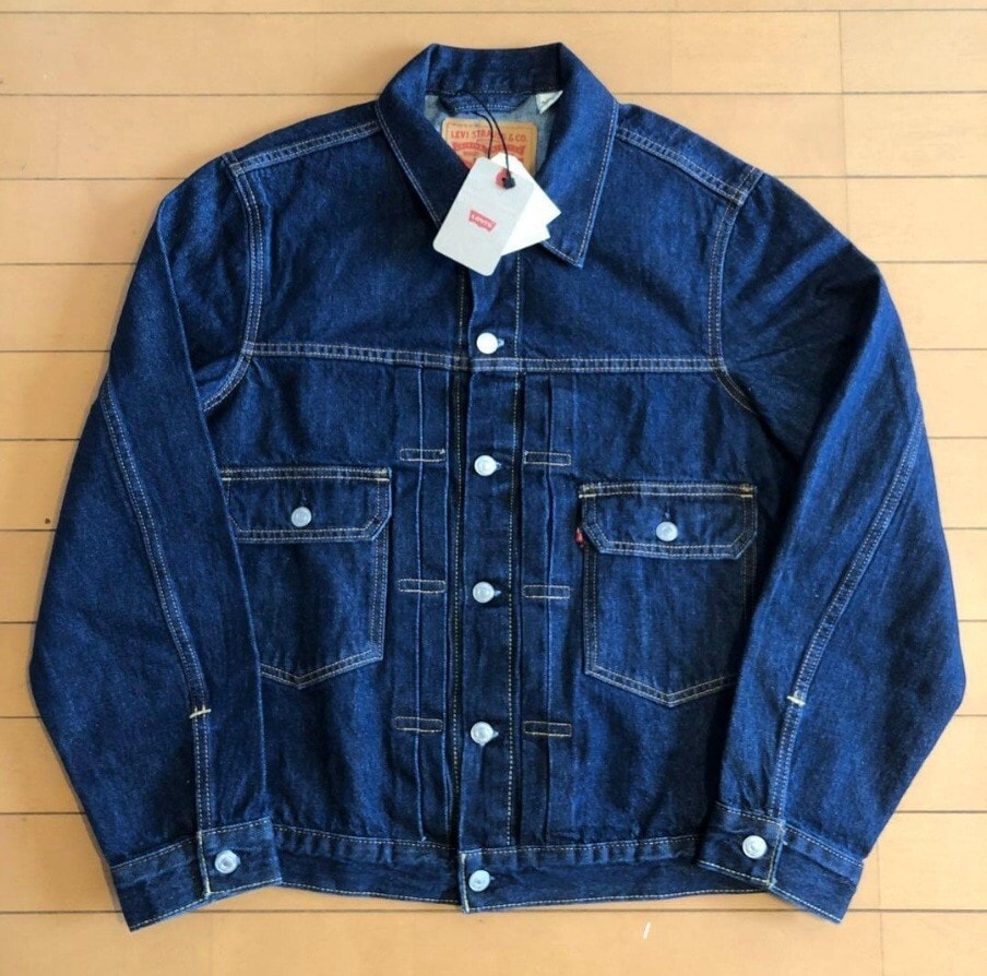 新品 リーバイス 2nd デニムジャケット LEVI セカンド ワンウォッシュM