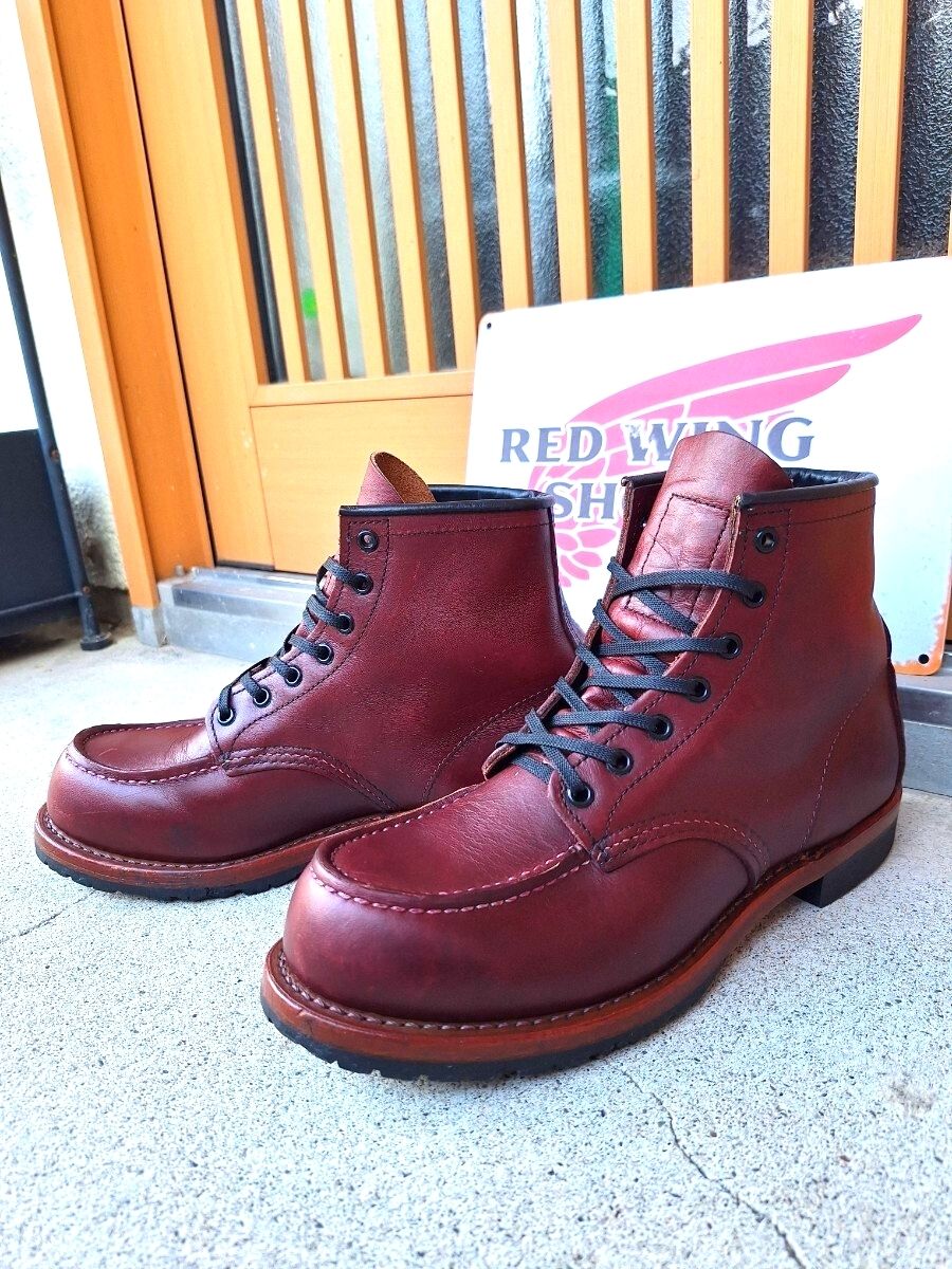 希少モデル ソール新品 ブラックチェリー ベックマン9010 レッドウィング 希少モデルレッドウィングベックマン9010 チェリー26.0 モックトゥ