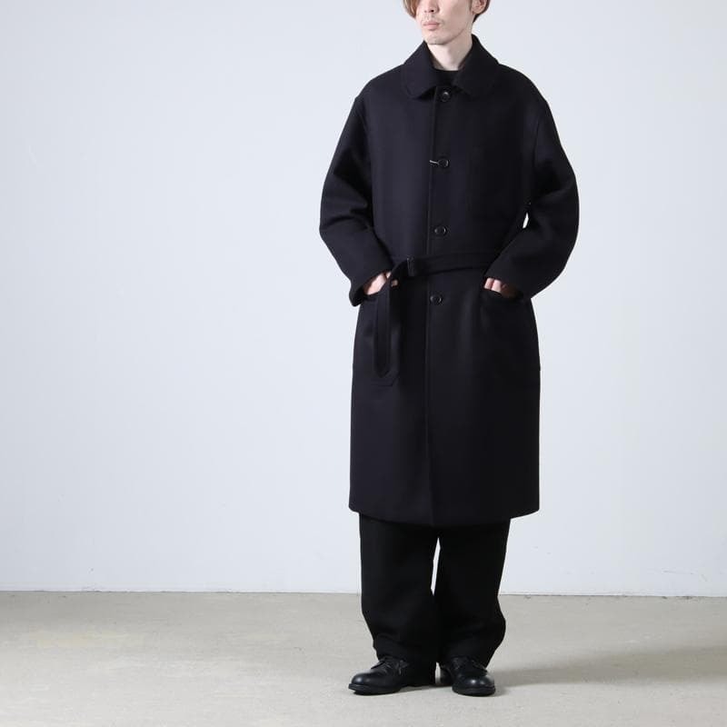 名作！ほぼ新品 comoli ウールカシミヤミリタリーコート 2023AW COMOLI / サイズ : L コモリ