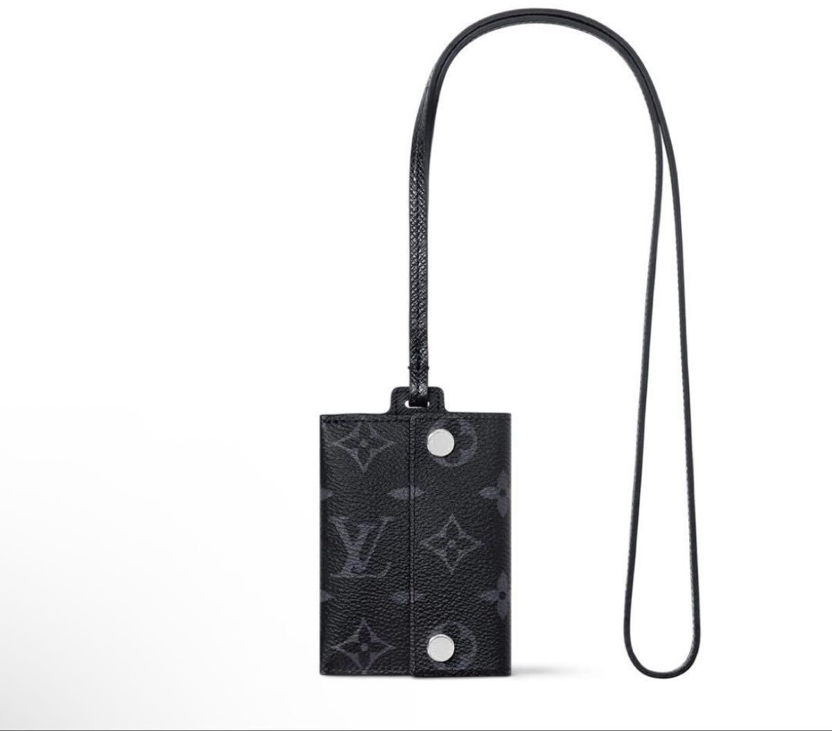 未使用品 ルイヴィトン / M83155 ポルト カルト・オンストラップ LOUIS VUITTON モノグラム エクリプス カードケース ポーチ 名刺入れ