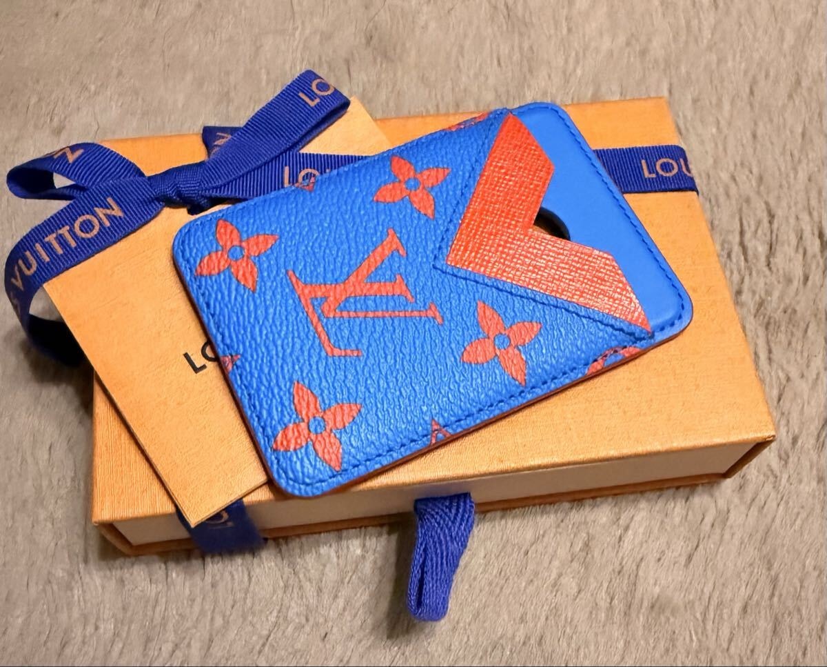 未使用！Louis Vuitton ポルト カルト・マグネット モノグラム ルイ・ヴィトン M15034 ブルー カードケース