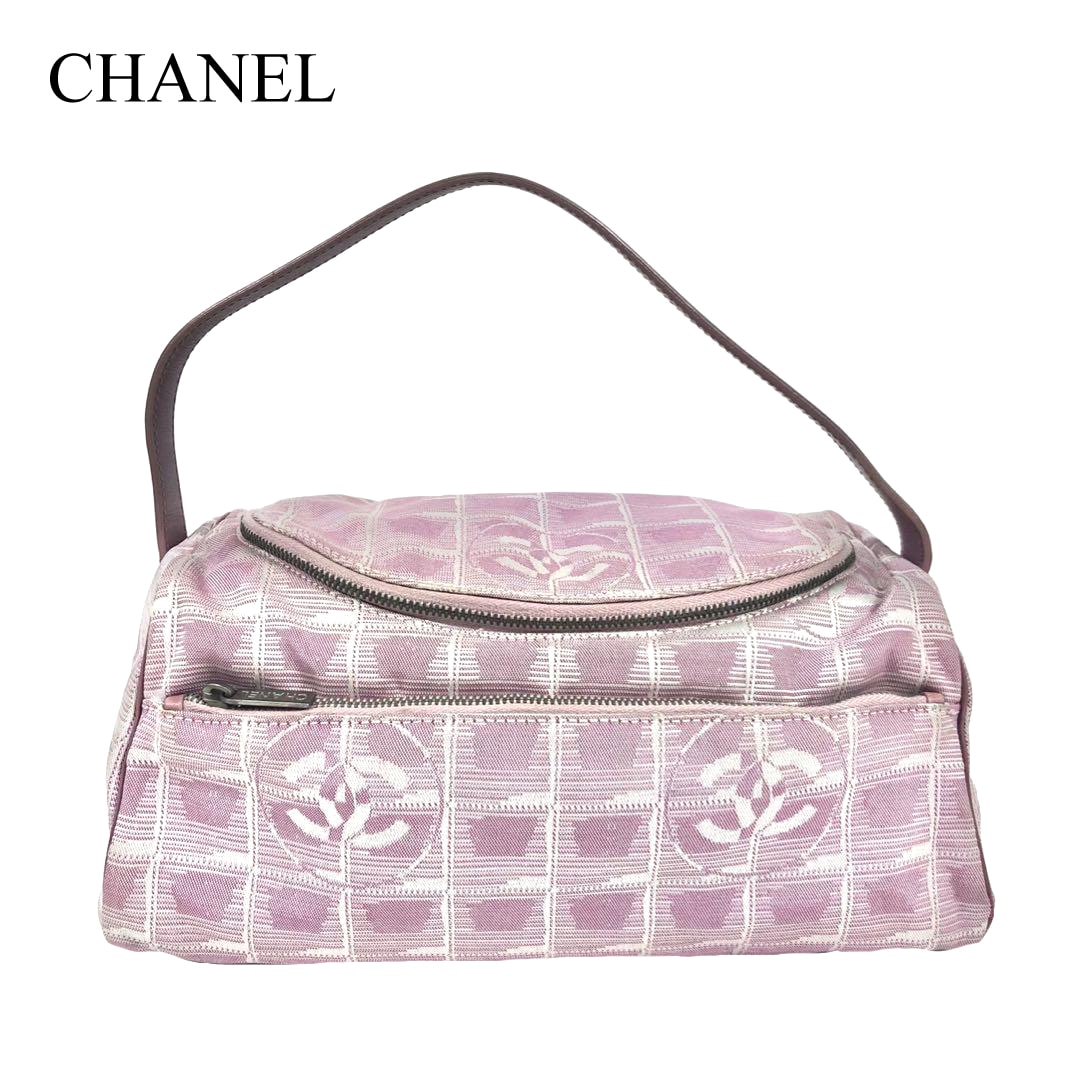 シャネル ニュートラベルライン ハンドバッグ コスメ バニティバッグ ランチバッグ ギャランティカード付き