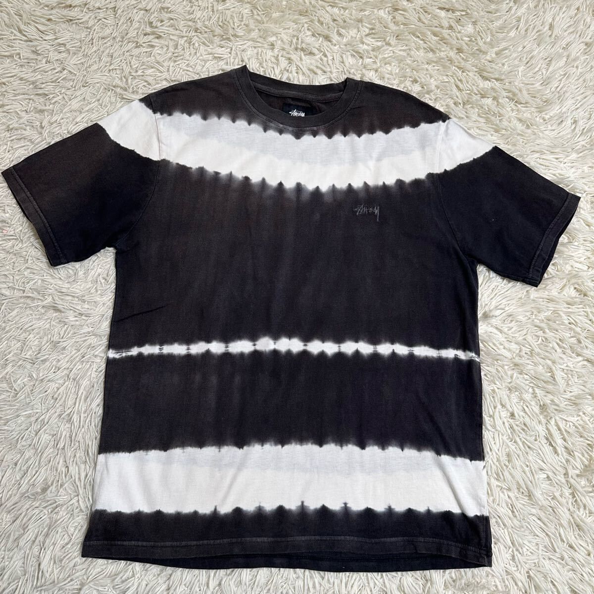 【STUSSY】ステューシー Tシャツ 半袖 M ボーダー