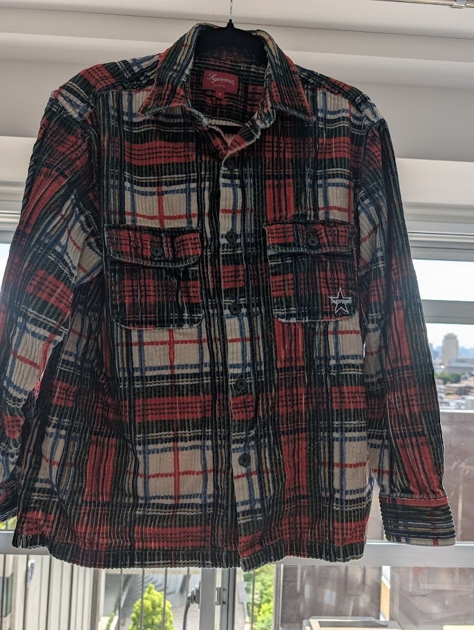 Supreme Shadow Plaid Rayon Shirt 