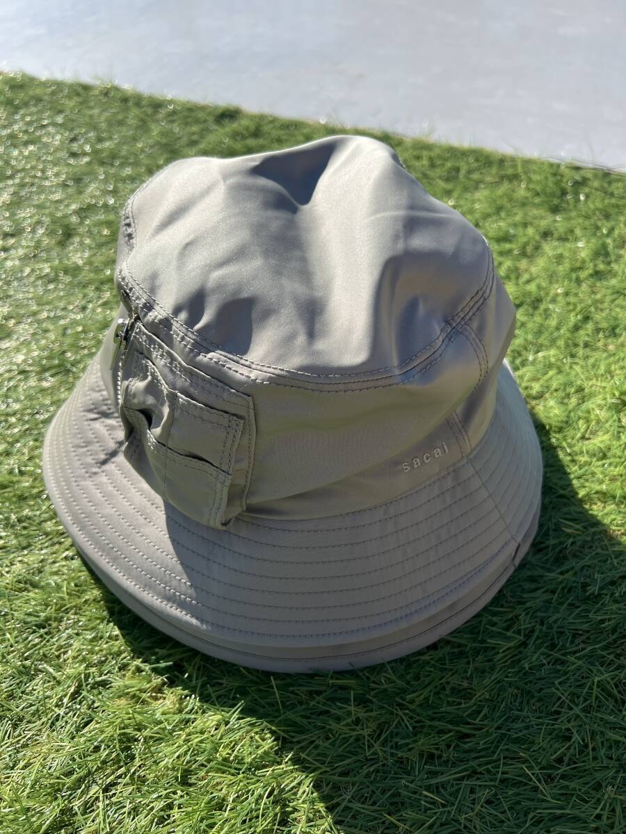 sacai カーキ バケットハット 24-0691S　未使用品