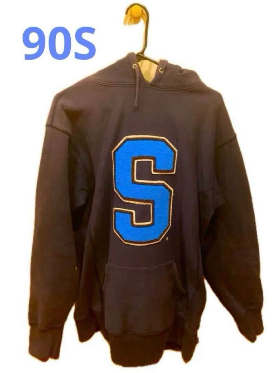 【超希少！正規品 初期 Supreme 】　　　　　　　　　Big S Logo Hoodie 90S 