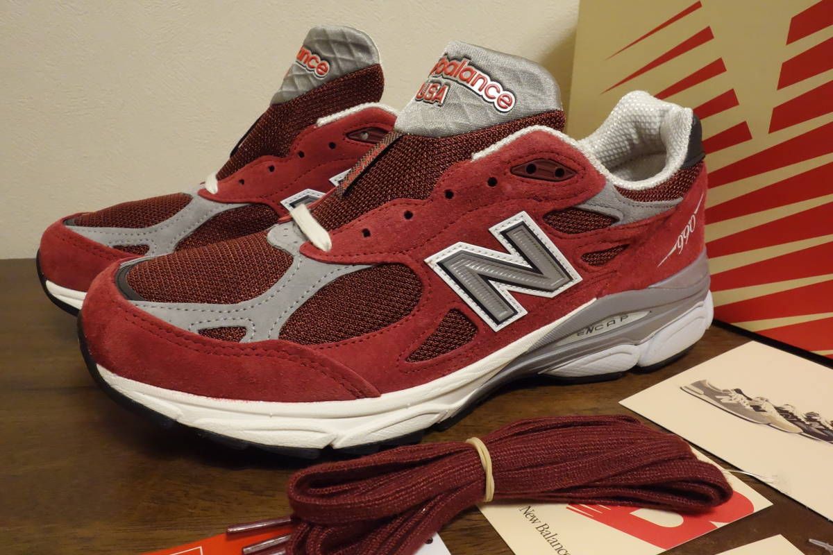 定価3.2万円 新品未使用 New Balance M990 TF3 26.5cm USA 576 991 992 993 995 996 997 998 1300 1400 1500 UK NV GY v1 v2 v3 v4 v5 v6