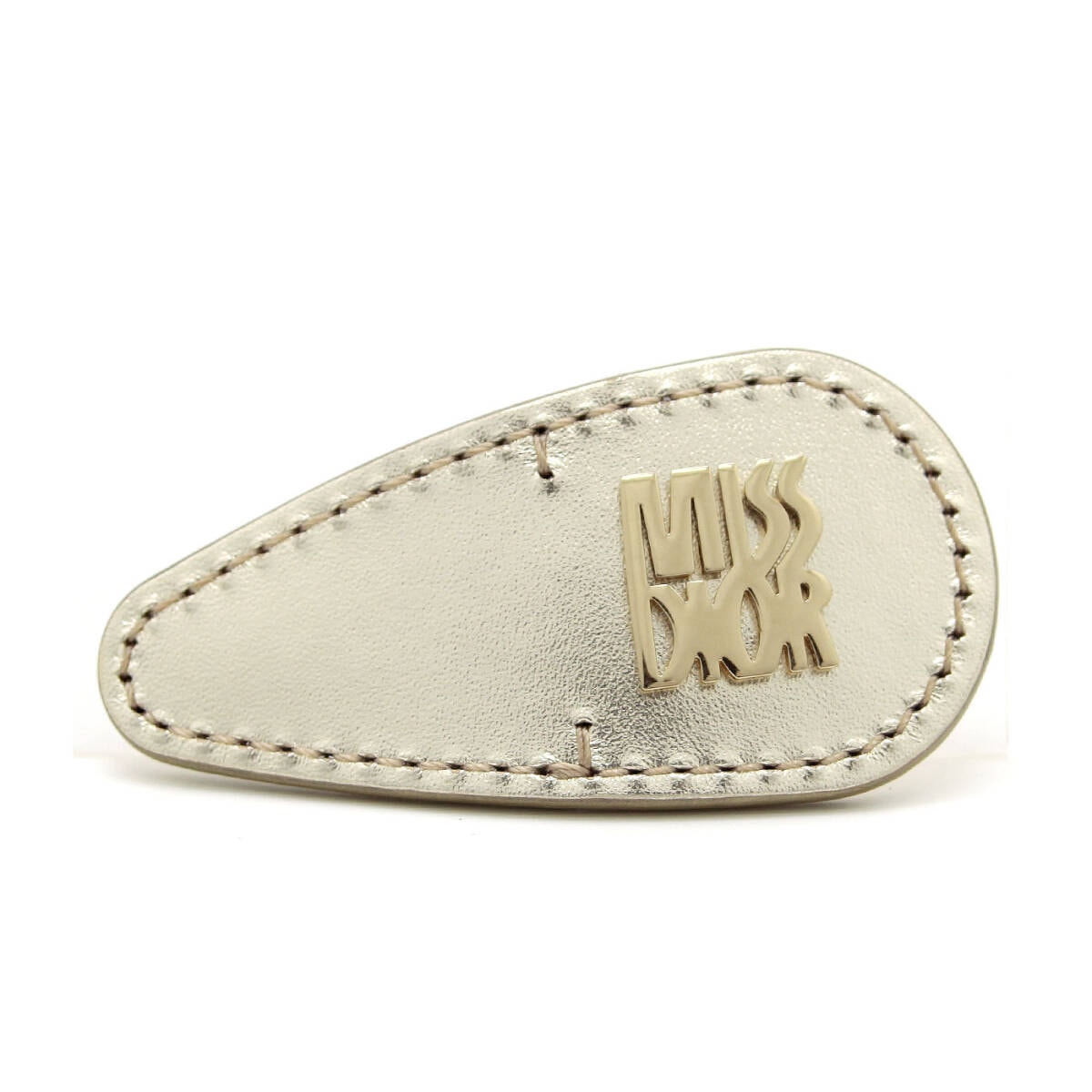 中古 美品 Christian Dior ディオール Miss Dior Idol ヘアクリップ CPA0066EIDL ペールゴールド Aランク バレッタ ヘアアクセサリー