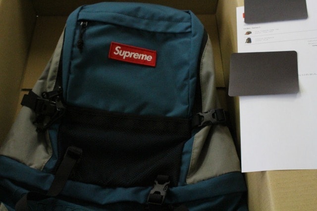 Supreme 15FW Contour Backpack small box slogo Sロゴ box logo ボックスロゴ ノースフェイス ノース バックパック ショルダー ウエスト