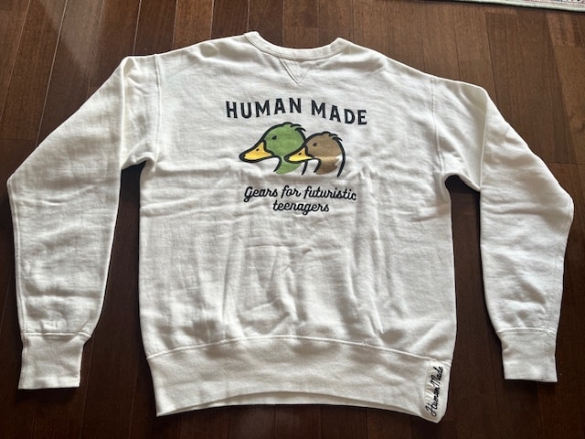 目立った傷や汚れなし】HUMAN MADE ヒューマンメイド スウェット