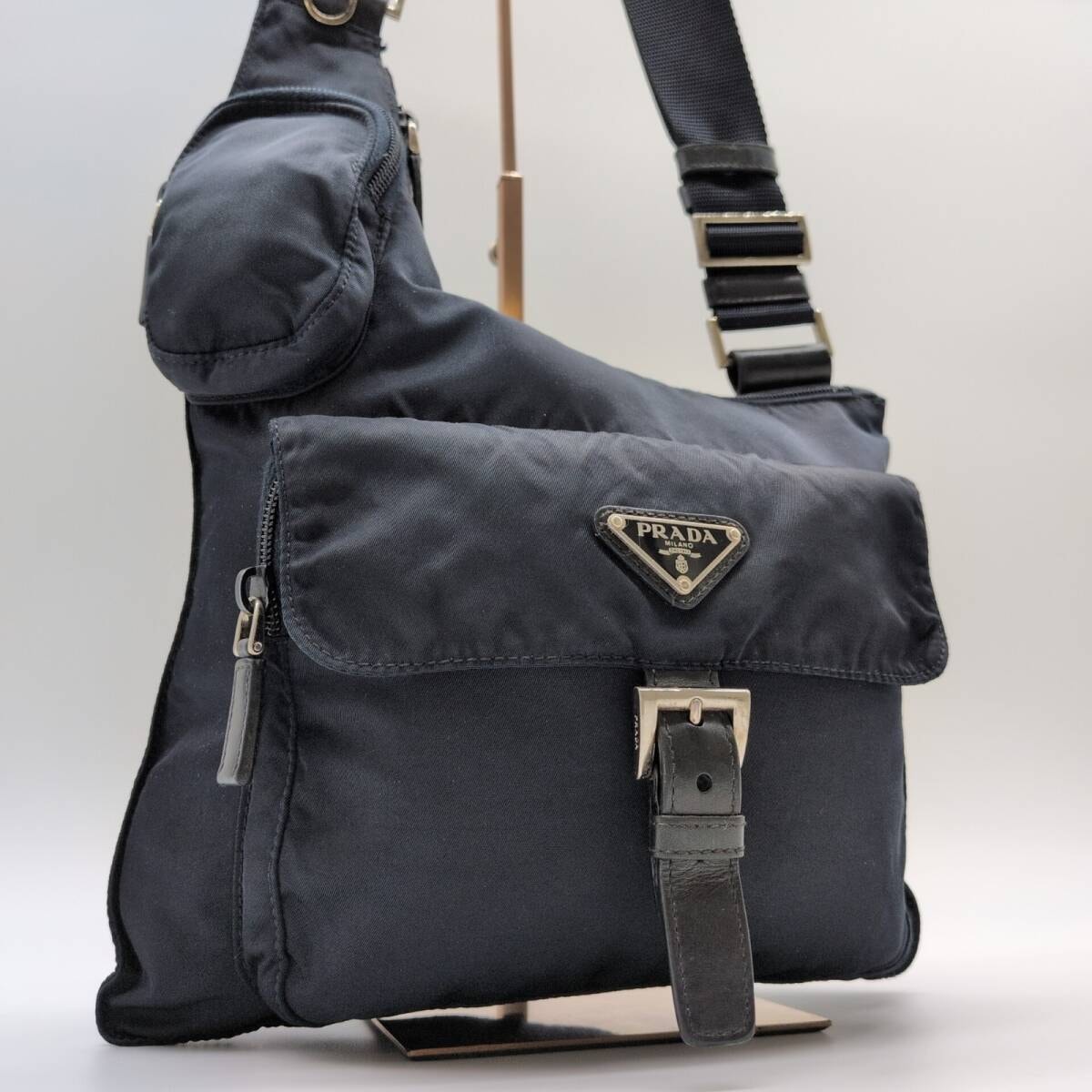 B (目立った傷や汚れなし)】美品 PRADA プラダ テスートナイロン 