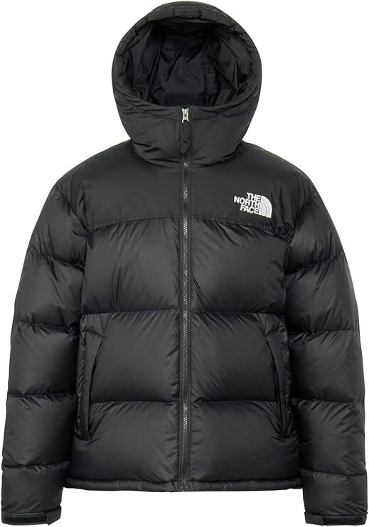 14 XL THE NORTH FACE ザ・ノース・フェイス ヌプシフーディー メンズ ダウンウェア ブラック(K)