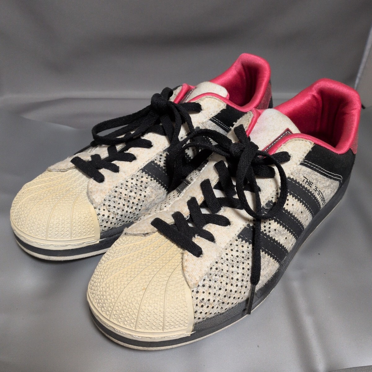 【割引】adidas アディダス★SUPERSTARⅡ スーパースターⅡ★ホワイト/ブラック/レッド★28センチ