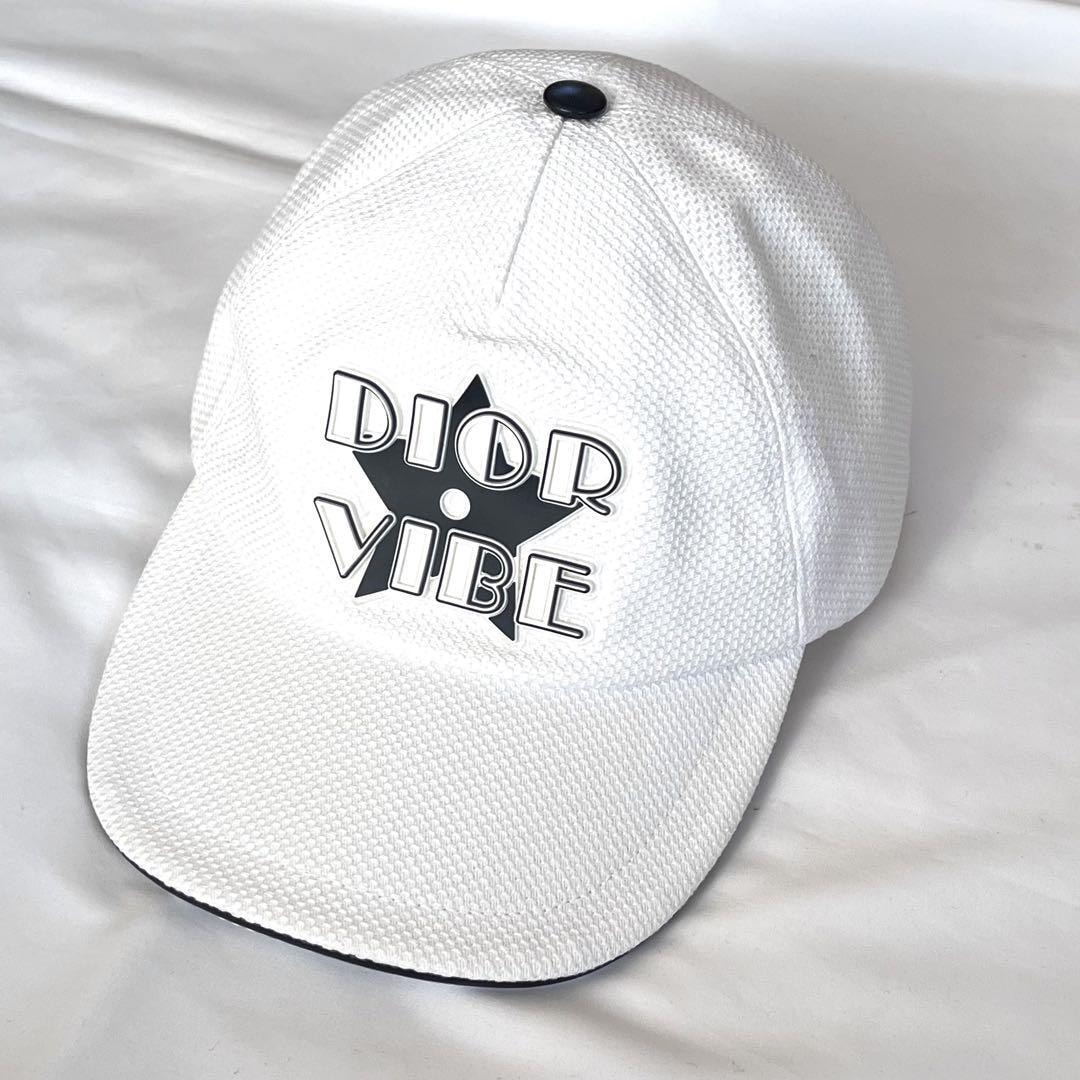 【未使用】クリスチャンディオール Dプレイヤー ロゴ キャップ VIBE 58