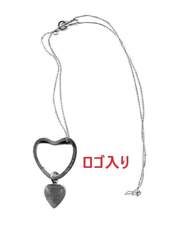 【約9g】Tiffany & Co. 925ティファニー オープンハート シルバー レディース ネックレス