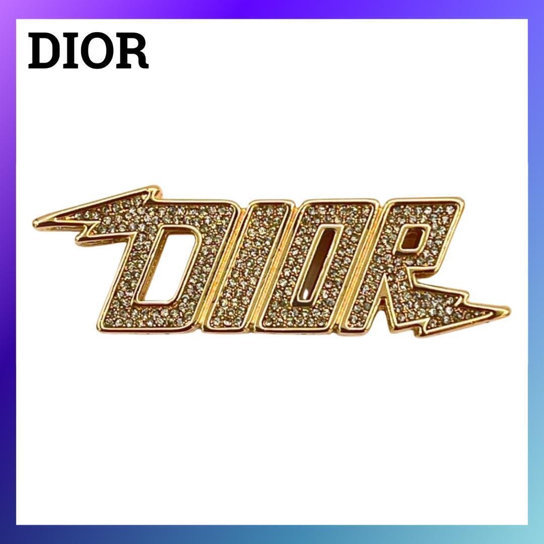 Dior ディオール GP ラインストーン チャーム ゴールド レディース 箱付