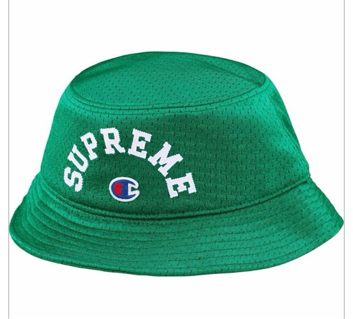 Supreme × Champion Mesh Crusher グリーン S/M シュプリーム チャンピオン メッシュクラッシャー バケットハット バケハ ハット