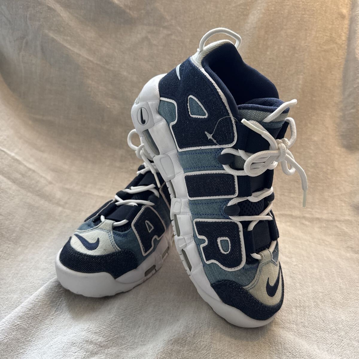 NIKE エアモアアップテンポ　デニム　24センチ