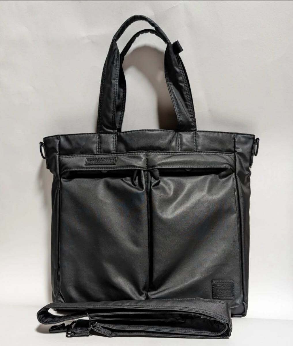 PORTER NEIGHBORHOOD トートバッグ ショルダーバッグ 2WAY ブラック ポーター ネイバーフッド