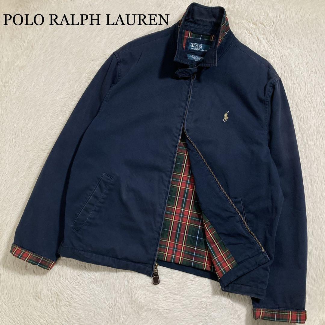 希少 POLO RALPH LAUREN ポロラルフローレン ドリズラージャケット ポニーロゴ ブルゾン コットン