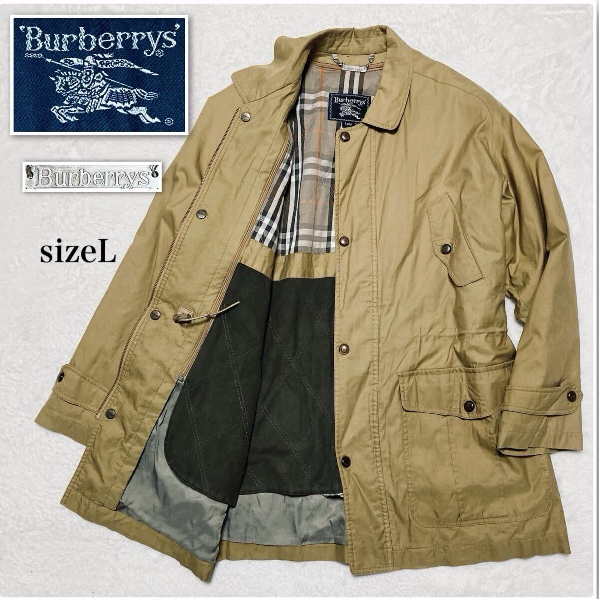 美品 Burberrys バーバリー 中綿ライナー付き スイングトップ 