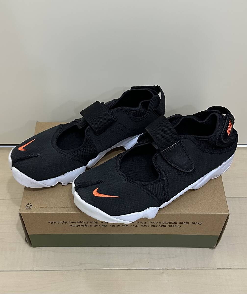 ナイキ ウィメンズ エア リフト ブリーズ "ブラック/ホワイト/ラッシュ オレンジ"