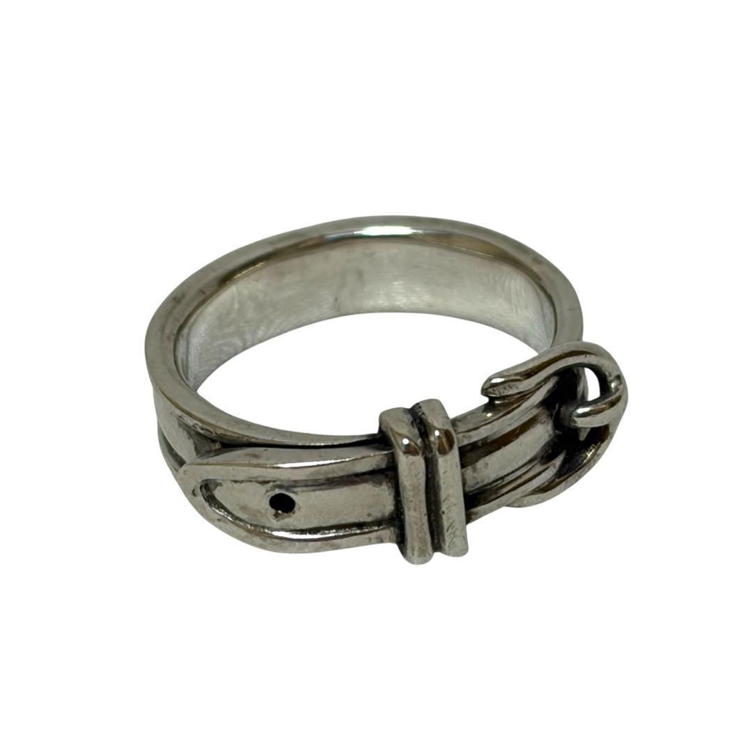 HERMES エルメス サンチュール リング ベルトモチーフ SV925 シルバー 50 10号