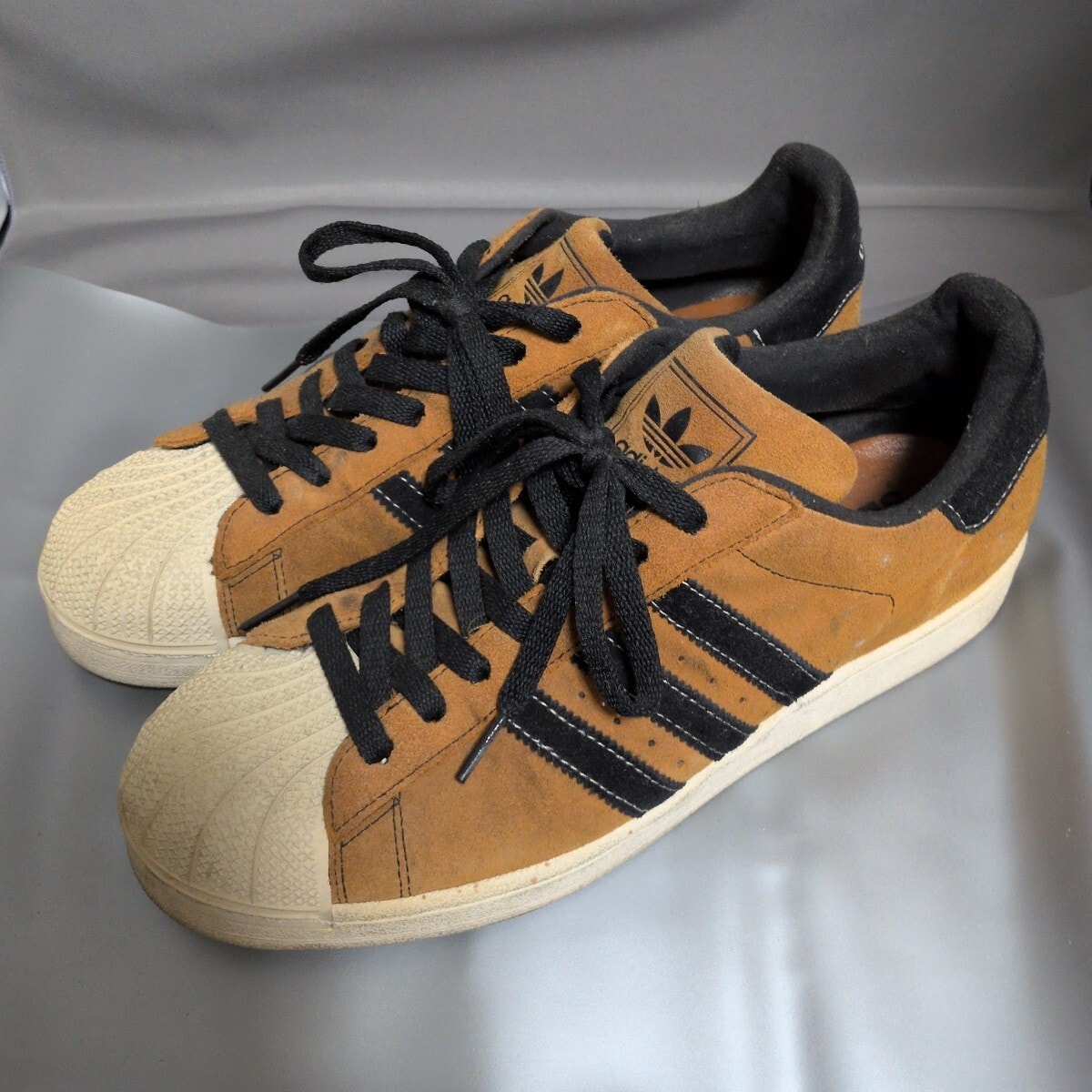 【割引】adidas アディダス★SUPERSTARⅡ スーパースターⅡ★キャメル/ブラック★28センチ