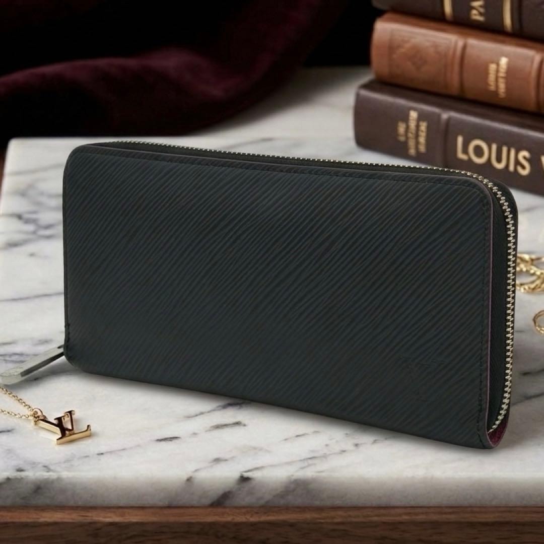 ルイヴィトンLOUIS VUITTON黒 エピ長財布 ルイヴィトン LOUIS VUITTON 