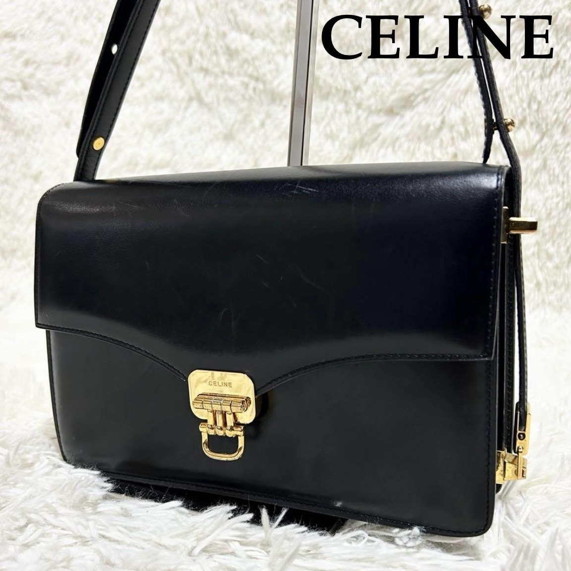 目立った傷や汚れなし】CELINE セリーヌ ワンショルダーバッグ 3 目立った傷や汚れなし】CELINE セリーヌ ワンショルダーバッグ 3
