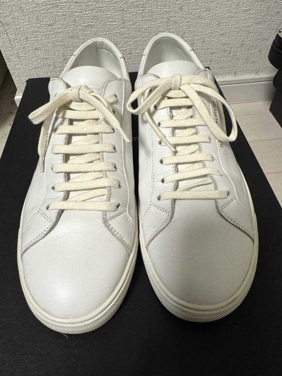 SAINT LAURENT レザースニーカー 42 美品