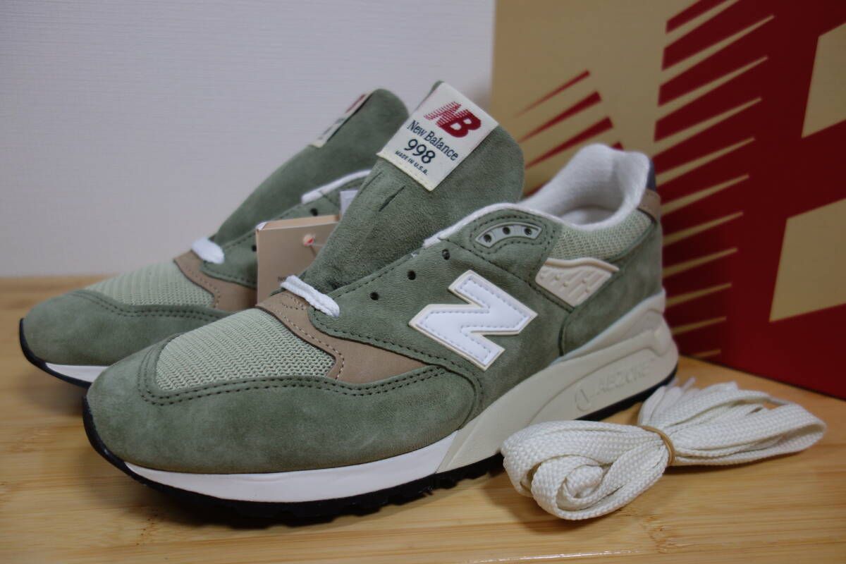 定価4万円 未使用 New Balance U998 GT 26cm USA 576 990 991 992 993 996 997 998 1300 1400 1500 UK NV GY GR v1 v2 v3 v4 v5 v6 限定