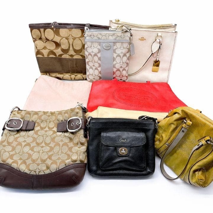 COACH バッグ 8点まとめ売り シグネチャー トート ショルダー レザー