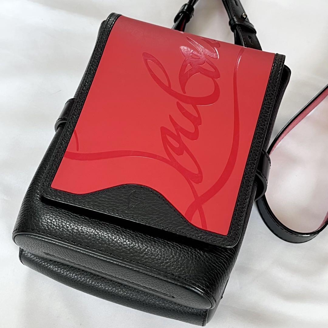 【美品】クリスチャンルブタン ベネッシュ リポーター ショルダーバッグ