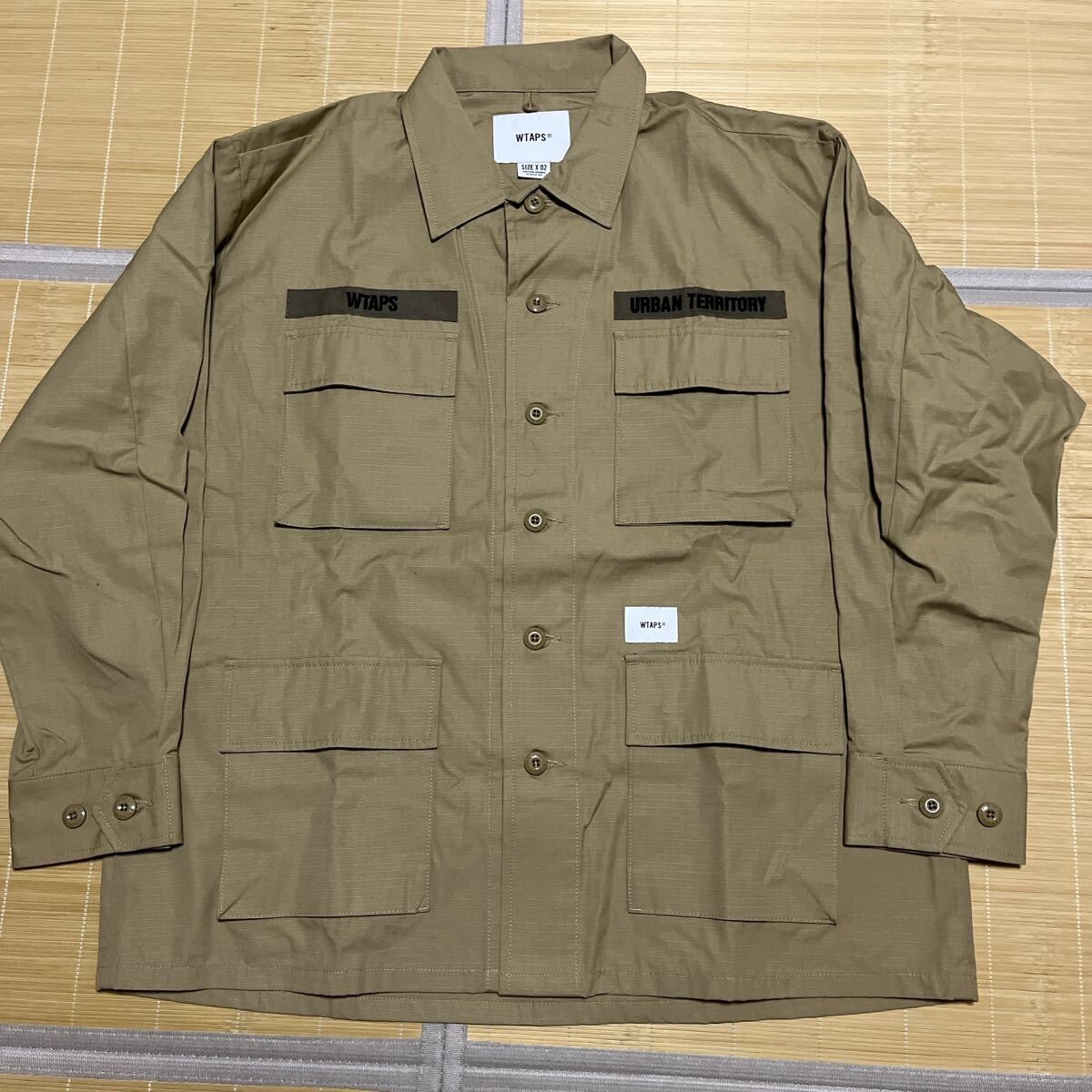 新品・未使用(ワケあり)】21ss WTAPS JUNGLE 02 RIPSTOP ミリタリー